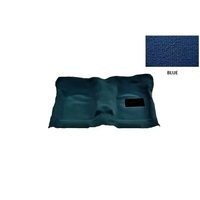 Loop Pile Moulded Carpet Suit Toyota Landcruiser FJ HJ45 FJ HJ47 Utility Tank Out 1980 - 1984 Front Only Floor Manual Blue