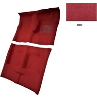 Loop Pile Moulded Carpet Suit Toyota Troop Carrier FJ HJ45 FJ HJ47 LWB Wagon Tank Out 1980-1984 Front And Rear Floor Manual Red