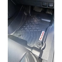 Mudgrabba 4WD Moulded Floor Mats suits Ford Ranger Next Gen Single Cab Utility 2022- ON