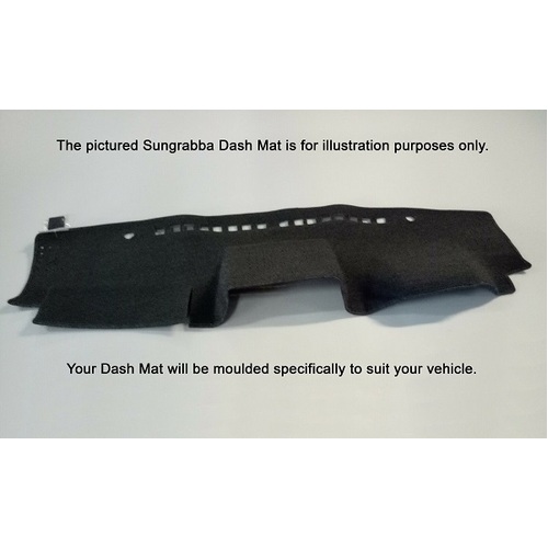 Sungrabba Dash Mat To Suit Ford Falcon EB Four Door Sedan 1991-1993 Black