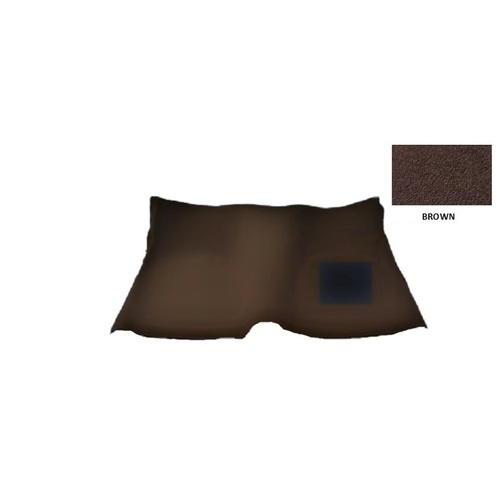 Loop Pile Moulded Carpet Suit Toyota Landcruiser FJ HJ45 FJ HJ47 Utility Tank In 1970 - 1979 Front Only Floor Manual Brown