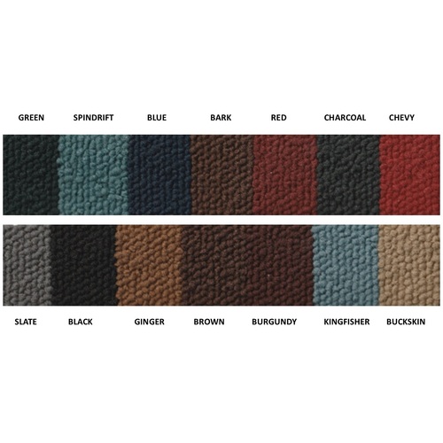 Loop Pile Carpet Samples Fourteen Colours To Select From