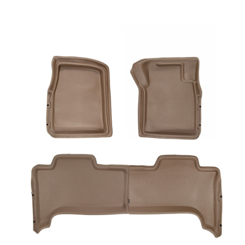 Sandgrabba Mats To Suit Ford Falcon EA Four Door Sedan 1988-1991 Beige Column Automatic Front And Rear