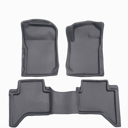 Sandgrabba Mats To Suit GWM Cannon & Cannon-L Four Door Dual Cab Utility 2020 -  ON  Grey Floor Automatic Front And Rear