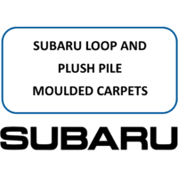 Subaru Loop And Plush Pile Moulded Carpets